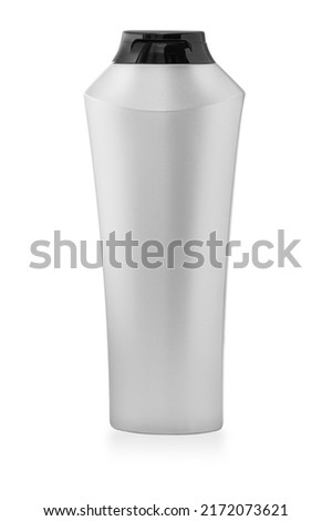 cosmetic dottle isolated on white background with clipping path