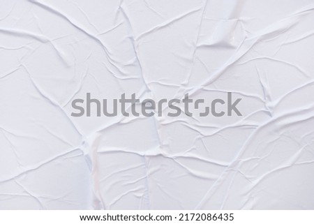 Blank paper crumpled texture and creased paper poster background. Wet crumpled paper texture backgrounds for various purposes. Realistic posters Paper crumpled texture background.
