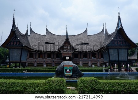 Rumah Gadang is a house that comes from the Minang tribe in West Sumatra