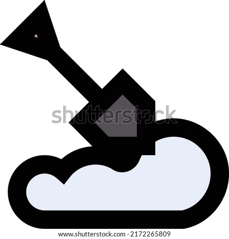 Shovel Vector illustration on a transparent background.Premium quality symmbols.Stroke vector icon for concept and graphic design.