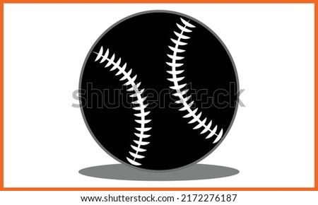 Baseball Vector Illustration Svg Design.