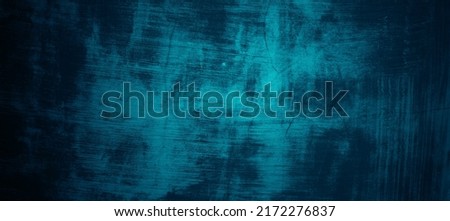 Dark blue wall halloween background concept. Scary background. Horror concrete cement texture for background.