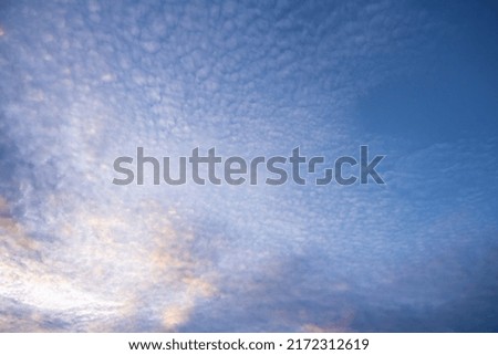 blue sky with dramatic clouds