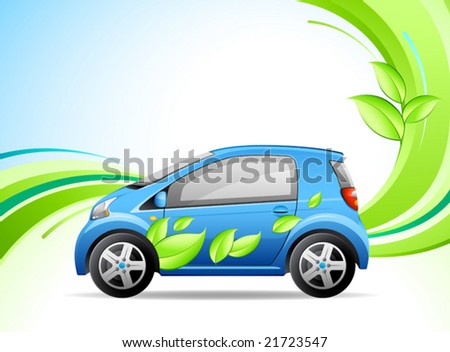 Little green car