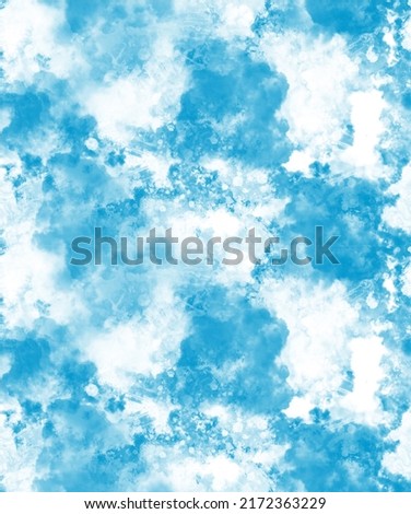 tie dye sky seamless pattern 