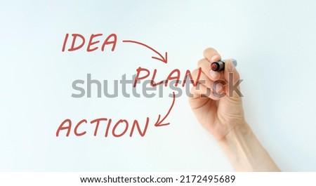 An image of a hand drawing a sketch, business concept.