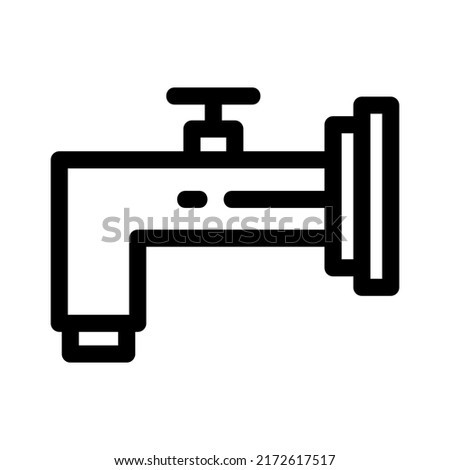 faucet icon or logo isolated sign symbol vector illustration - high quality black style vector icons
