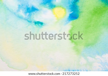 water color background Royalty-Free Stock Photo #217273252