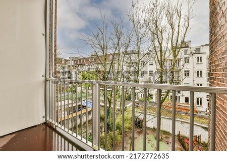 Bright spacious balcony for outdoor recreation