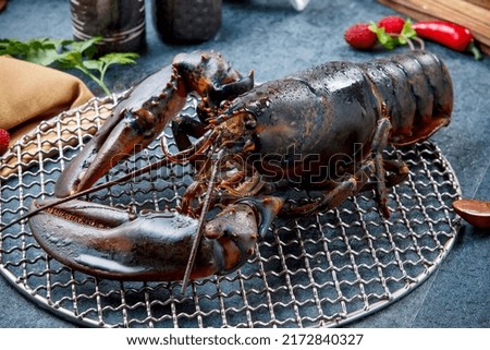 Fresh Boston lobster，Boston spiny lobster Royalty-Free Stock Photo #2172840327