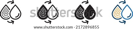 Water treatment icon , vector illustration Royalty-Free Stock Photo #2172896855