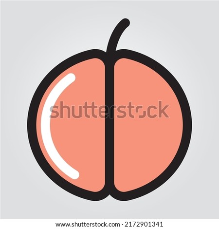 Isolated Fruit Vegetable Icons EPS 10 Free Vector Graphic