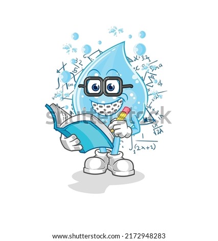 the soda water geek cartoon. cartoon mascot vector