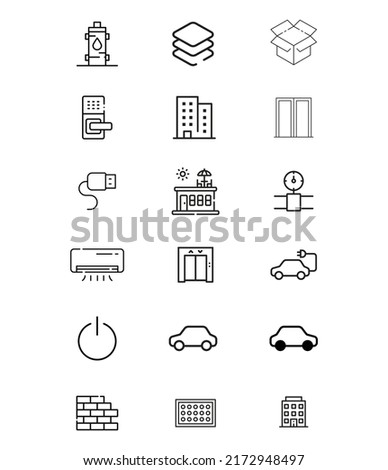 home services and utilities icons