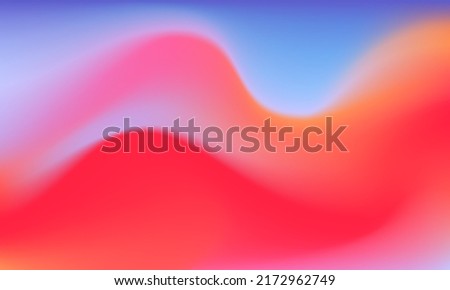 Fluid background gradient. Wavy gradient background. Abstract color design. Template for Posters, Advertising Banners, Brochure, Flyer, Placard, Websites. EPS Vector Image. Royalty-Free Stock Photo #2172962749