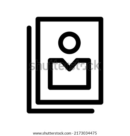 contact icon or logo isolated sign symbol vector illustration - high quality black style vector icons
