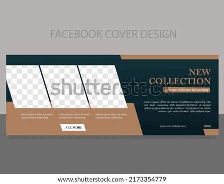New collection Facebook cover design