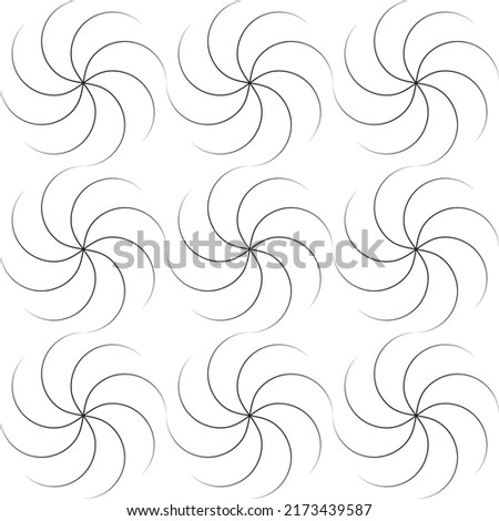 Seamless fabric design like ornament vector. Scroll geometric pattern and natural element.