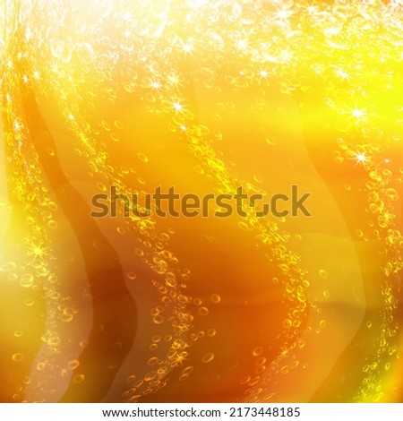  bubbles in a glass of champagne, romantic background