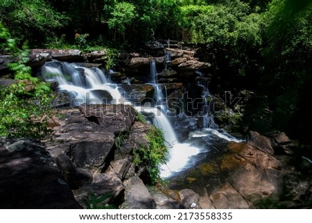 Tad noi waterfall at Na Yung - Nam Som National Park Udon Thani Province, Thailand