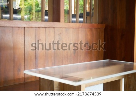 Interior design minimal style coffee shop, stock photo