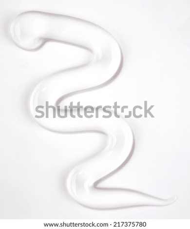 Transparent gel isolated on white  Royalty-Free Stock Photo #217375780