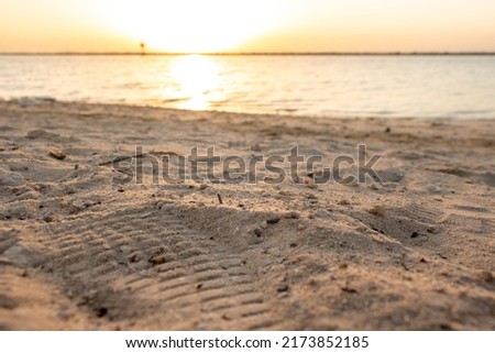 beautiful sunrise beach landscape sea view 