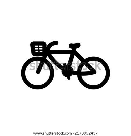 bicycle icon vector illustration logo template for many purpose. Isolated on white background.