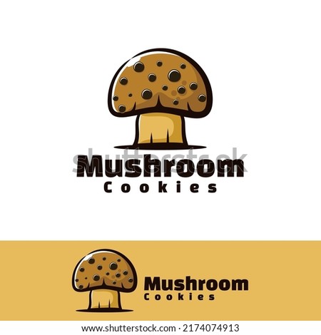 Logo Mushroom Cookies art illustration