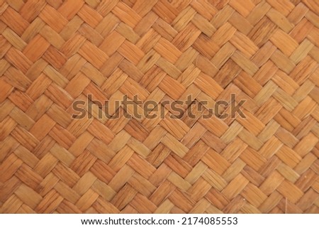 yellow rattan wood which is made into a sitting mat called a mat