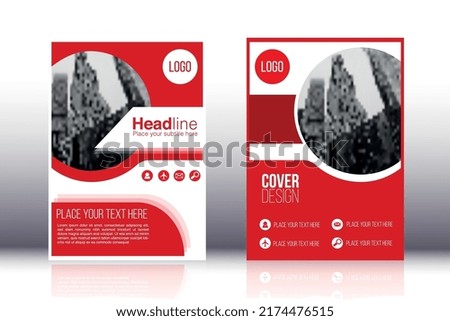 Corporate Book Cover Design Template in A4, Modern layout Flyer,Annual Report, poster, Magazine,Vector template,Brochure