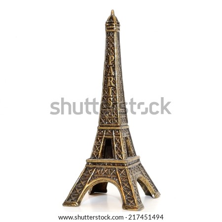 Eiffel Tower Toy Close-Up
