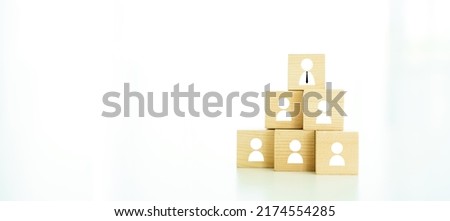 Creativity in business growth concept on wooden blocks with copyspace.