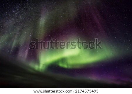 Northern light, Aurora borealis, Borðeyri, Hvammstangi, Northern Island, Island