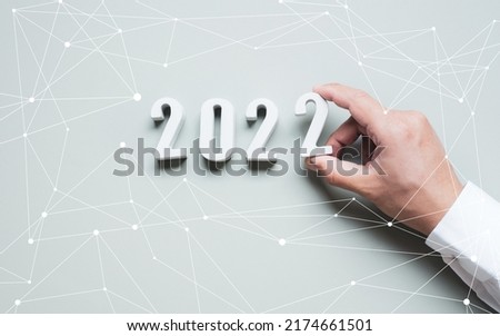 connections with 2022.business strategy.top view