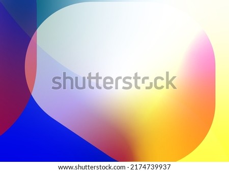 Modern floating circles free form contemporary trendy creative soft gradient mesh graphic design blur multicolour minimal creative template background 