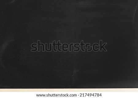 Empty Blackboard./ Empty Blackboard.