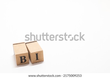 It is an English word for a block of wood