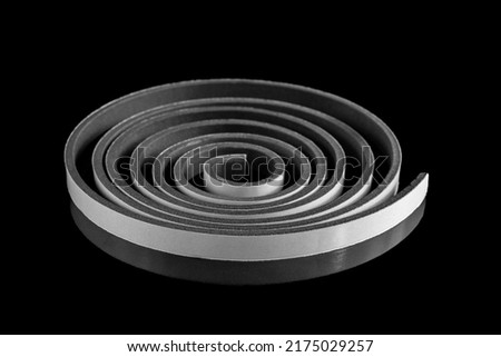 abstract spiral spone on black