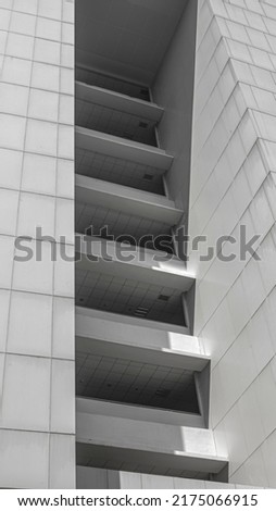 photo of high building with BW editing