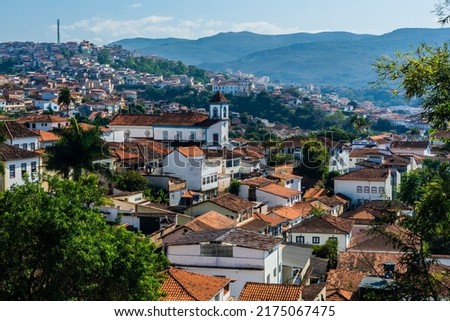 The city of Mariana, Minas Gerais, Brazil Royalty-Free Stock Photo #2175067475