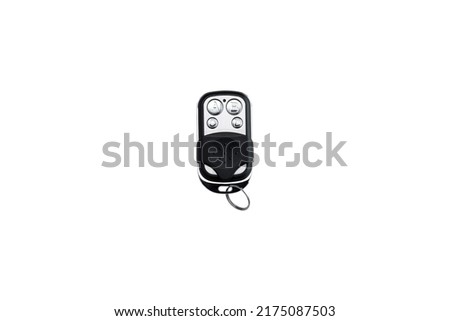 Isolated  remote control. Isolated gate remote control. Gate remote control Royalty-Free Stock Photo #2175087503