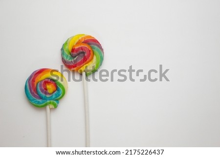 lollipop on white background or isolated