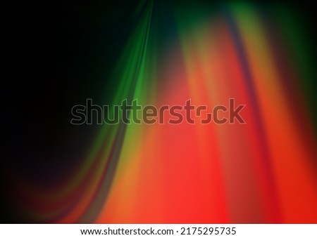 Dark Green, Red vector abstract template. Shining colorful illustration in a Brand new style. A completely new template for your design.