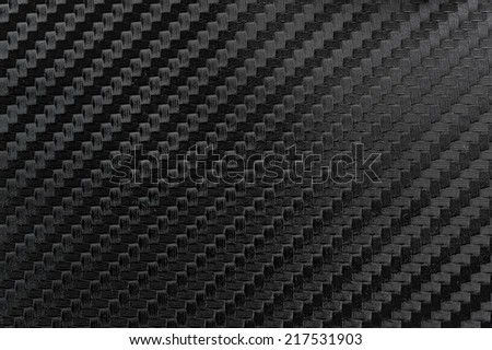 Texture of Carbon Kevlar Fiber material. Dark background.