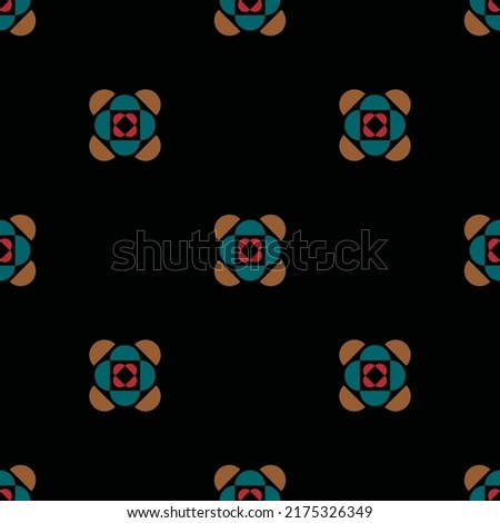 Seamless yellow flower fabric design like ornament vector. Suit for package design, wallpaper, fashion print.