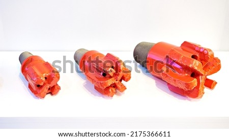 Drill bits for oil wells on exhibition