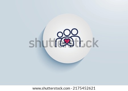 FAMILY AND MEDICAL LEAVE ACT Icon Royalty-Free Stock Photo #2175452621