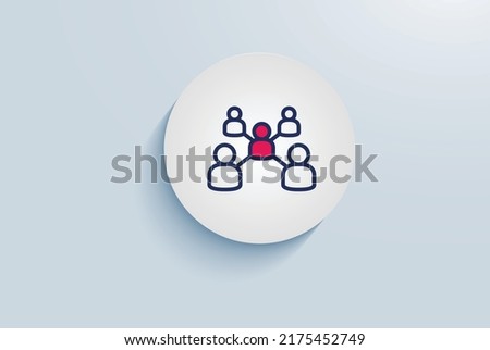 COLLECTIVE BARGAINING AND GRIEVANCE ARBITRATION ICON Royalty-Free Stock Photo #2175452749
