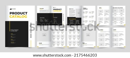 Product catalog design and catalogue design Royalty-Free Stock Photo #2175466203